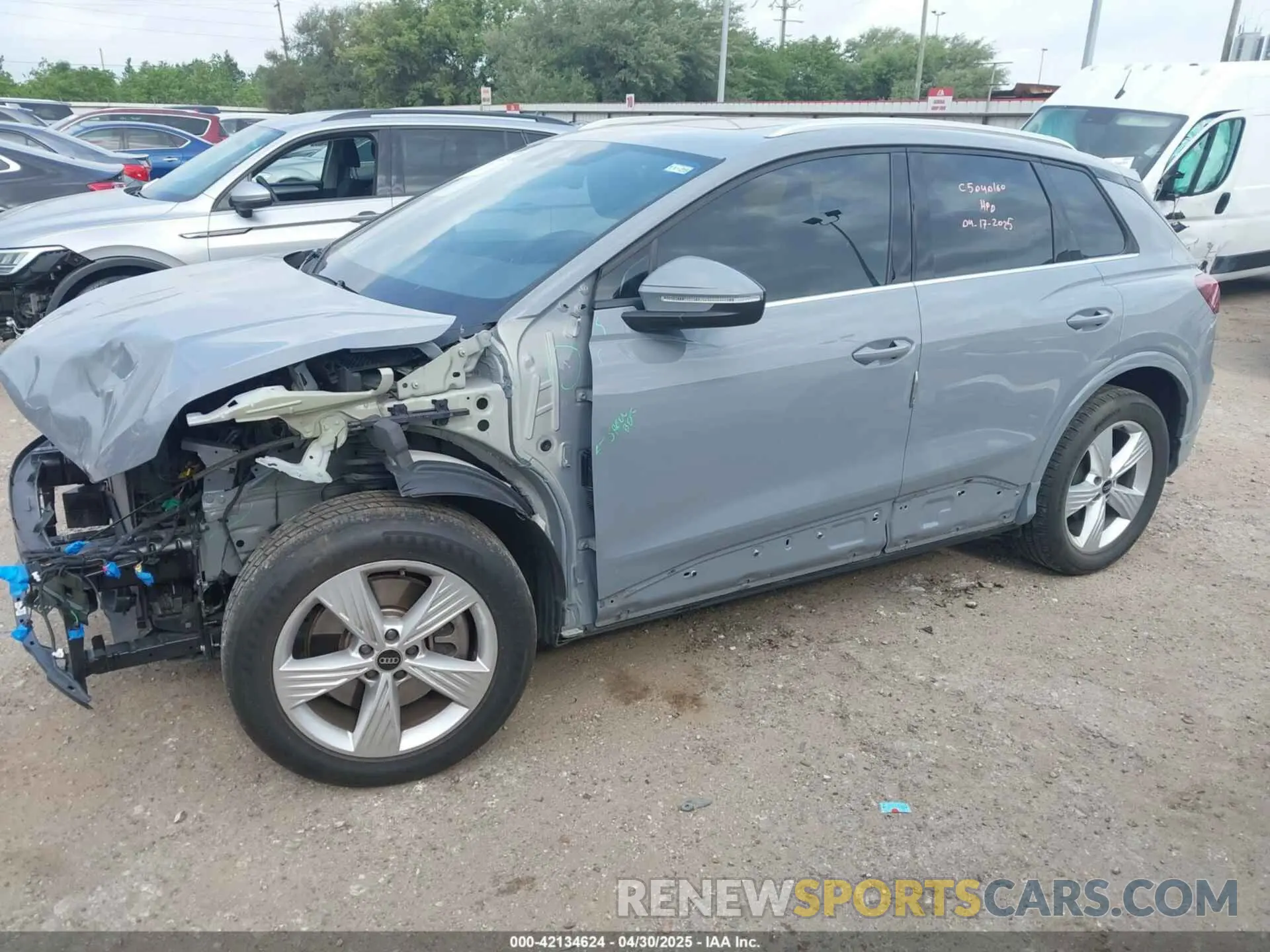 2 Photograph of a damaged car WA1L2BFZ7PP000646 AUDI Q4 E-TRON 2023