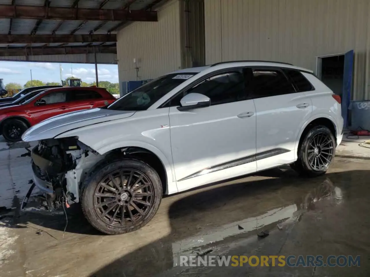 1 Photograph of a damaged car WA1L2BFZ9PP028898 AUDI Q4 E-TRON 2023