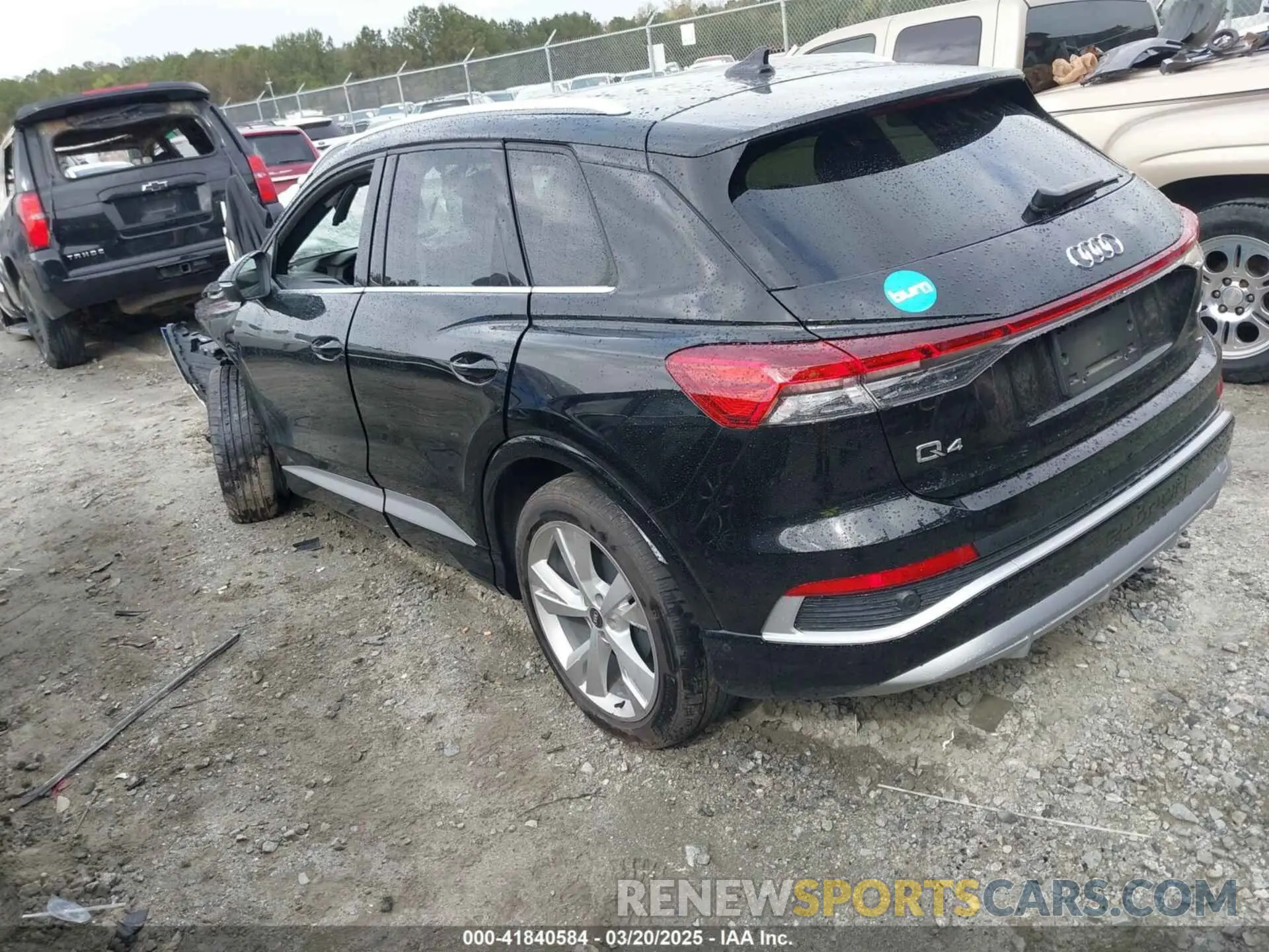 3 Photograph of a damaged car WA1M2BFZ7PP049284 AUDI Q4 E-TRON 2023