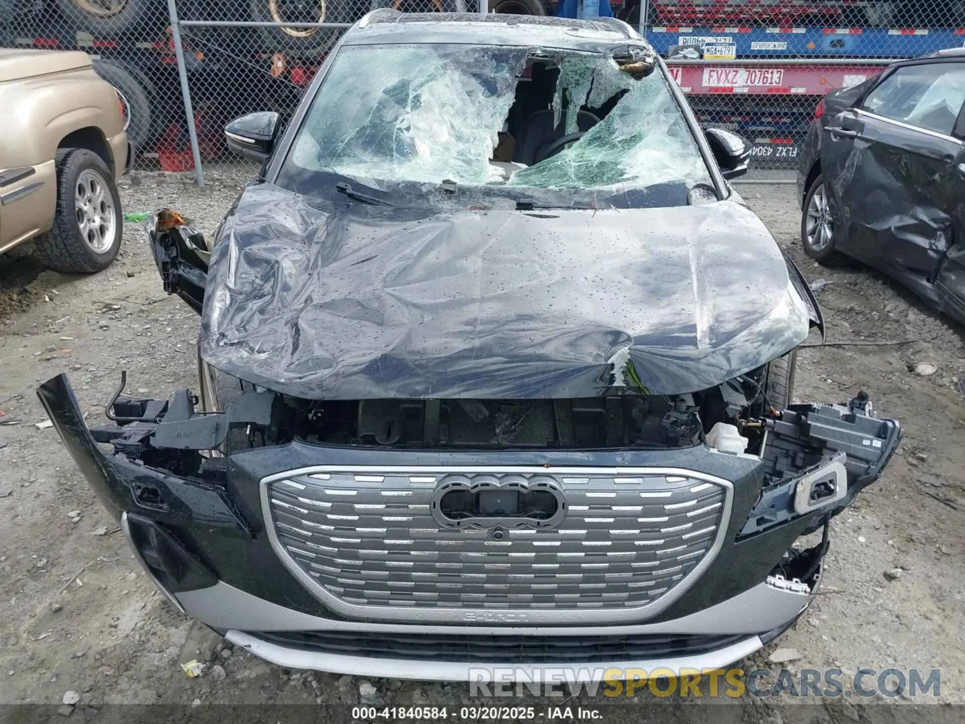 6 Photograph of a damaged car WA1M2BFZ7PP049284 AUDI Q4 E-TRON 2023