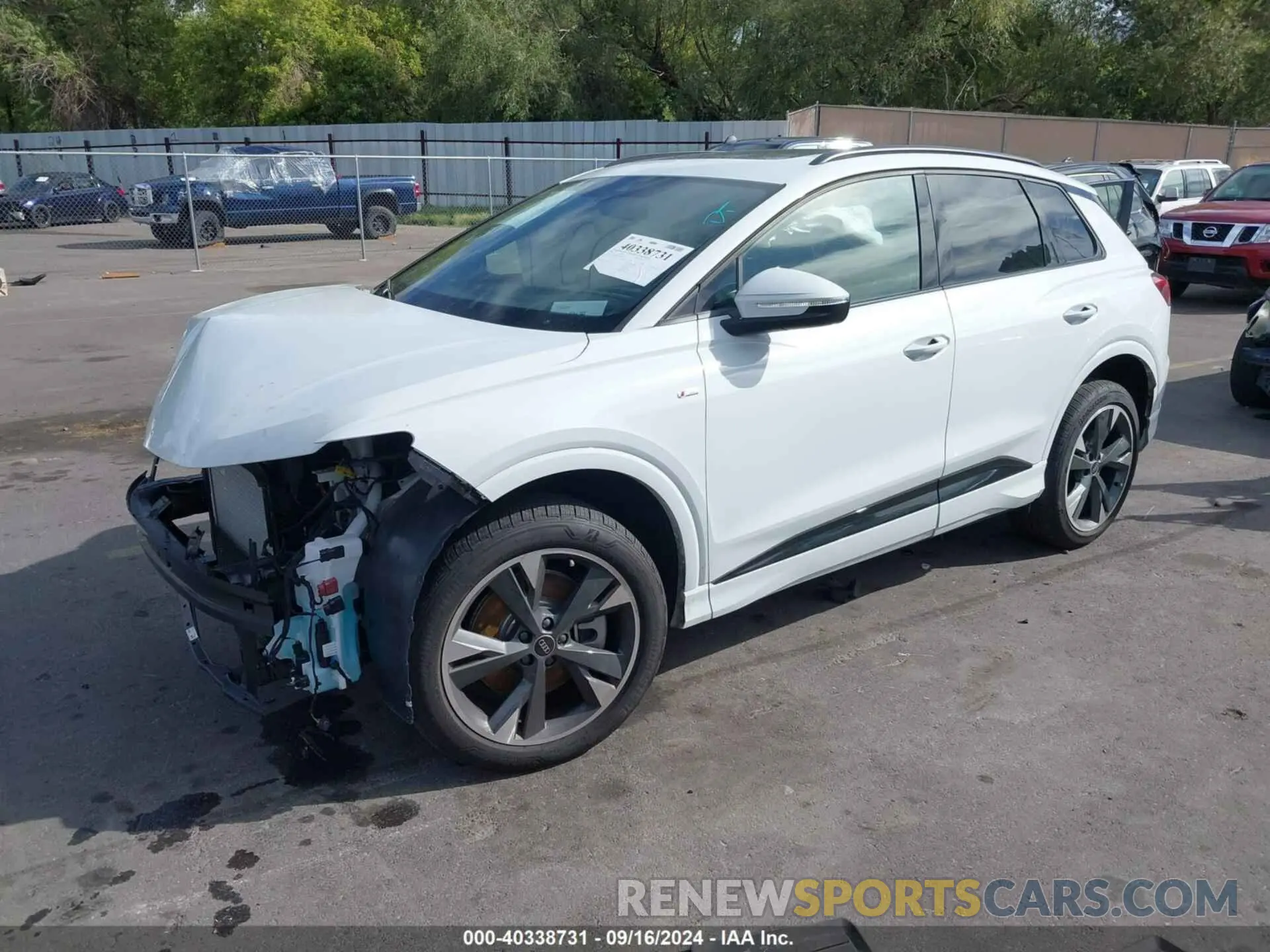 2 Photograph of a damaged car WA1M2BFZXPP074552 AUDI Q4 E-TRON 2023