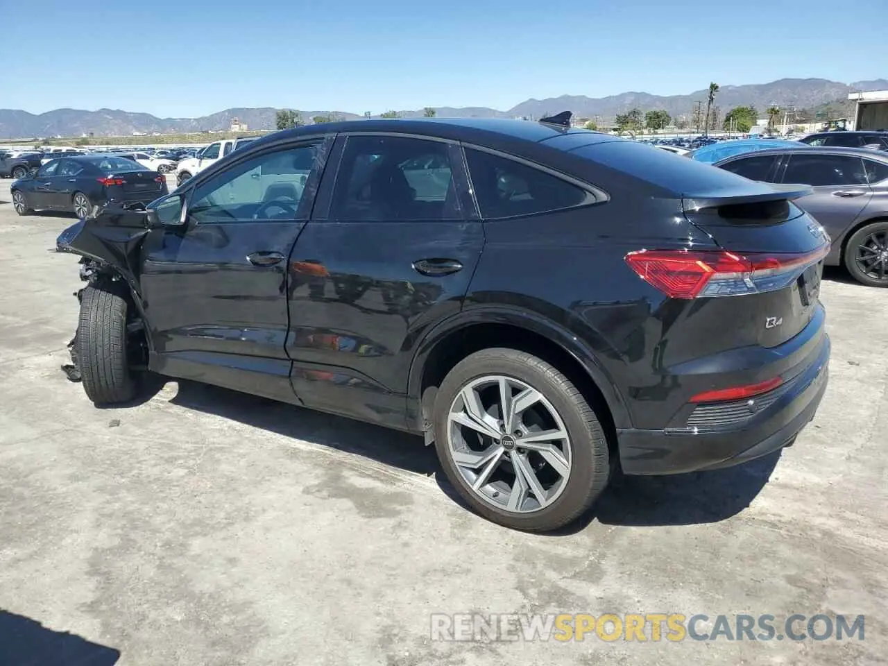 2 Photograph of a damaged car WA122BFZ5RP019971 AUDI Q4 E-TRON 2024