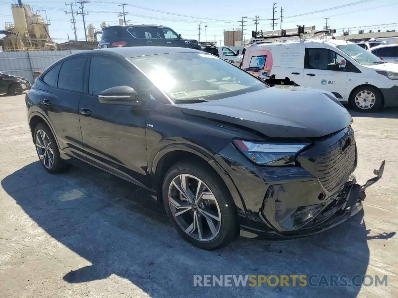4 Photograph of a damaged car WA122BFZ5RP019971 AUDI Q4 E-TRON 2024
