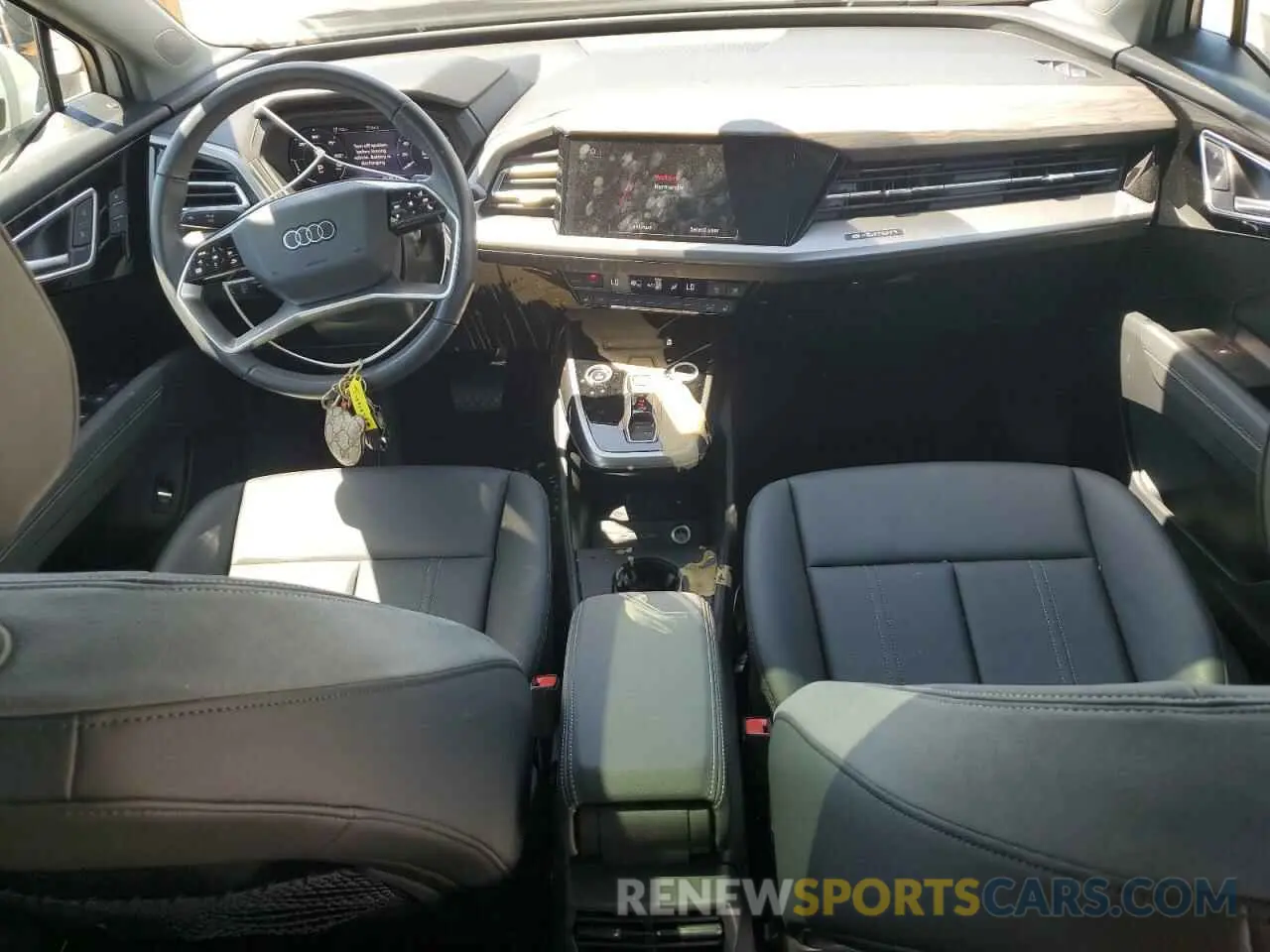 8 Photograph of a damaged car WA12UBFZ4RP046850 AUDI Q4 E-TRON 2024