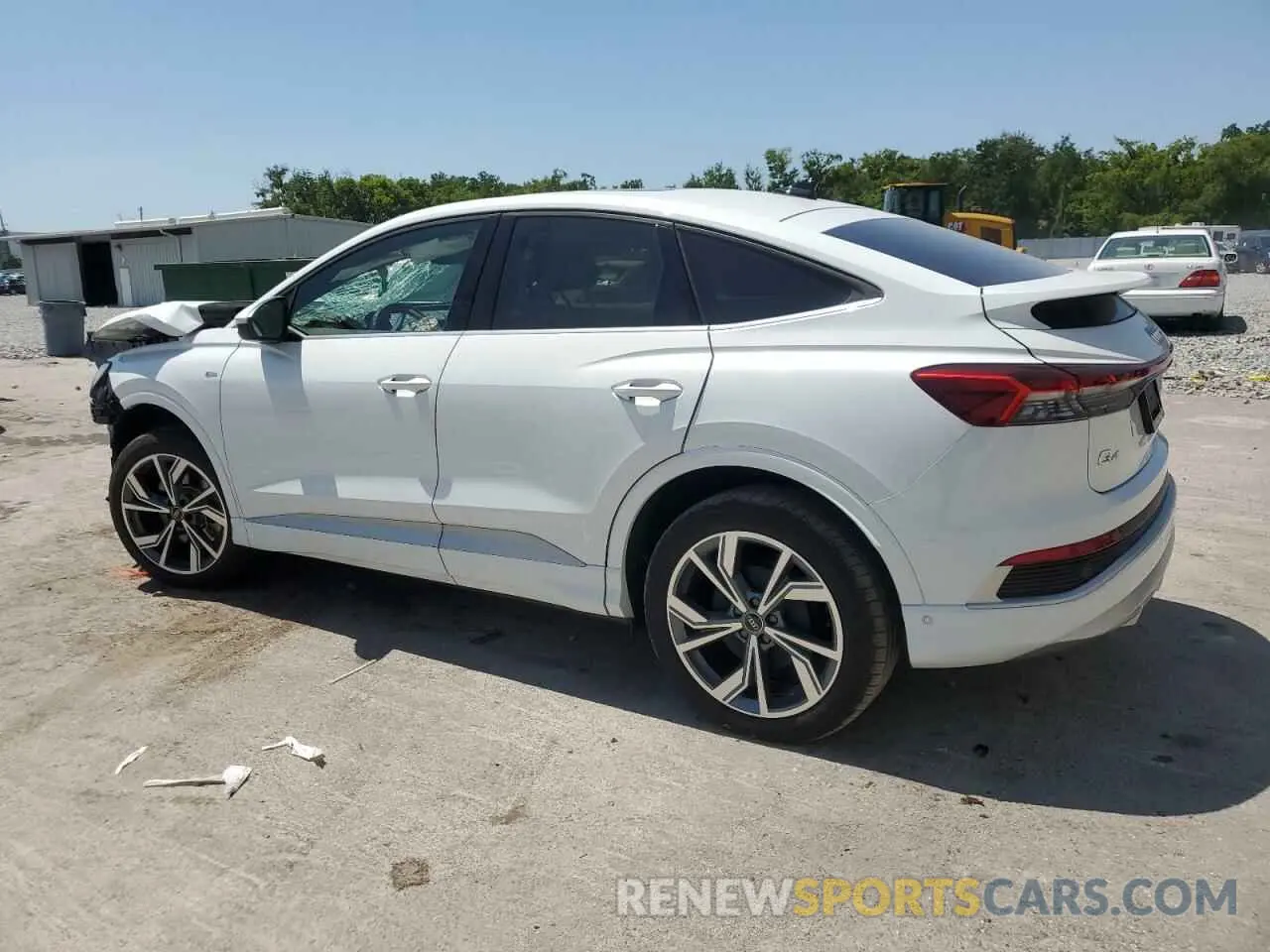 2 Photograph of a damaged car WA132BFZ2RP005563 AUDI Q4 E-TRON 2024
