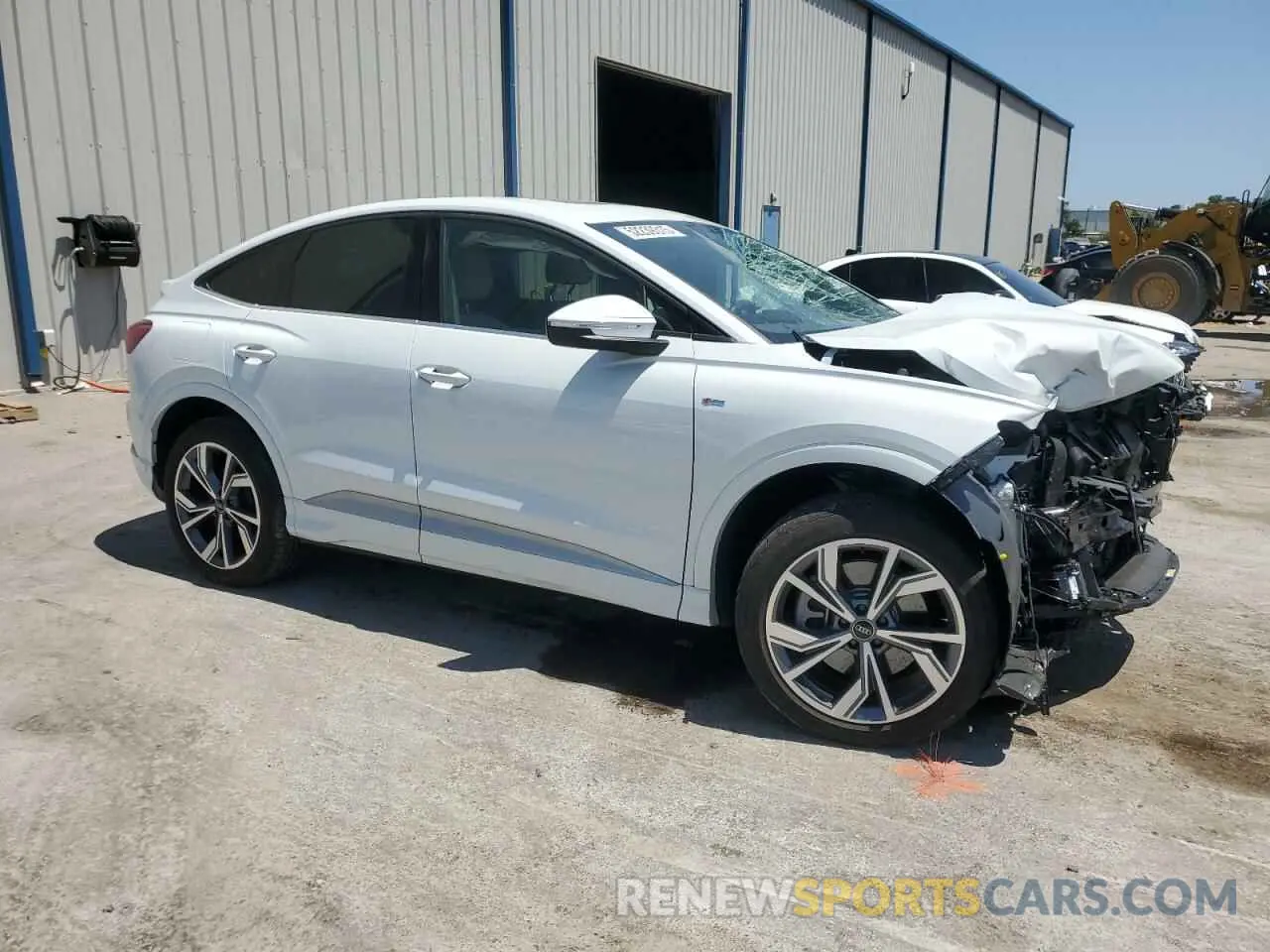 4 Photograph of a damaged car WA132BFZ2RP005563 AUDI Q4 E-TRON 2024