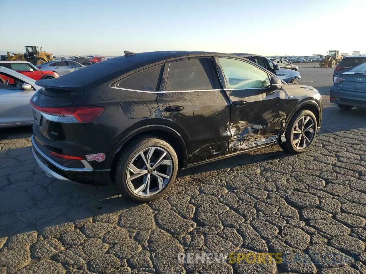3 Photograph of a damaged car WA132BFZ6RP018185 AUDI Q4 E-TRON 2024