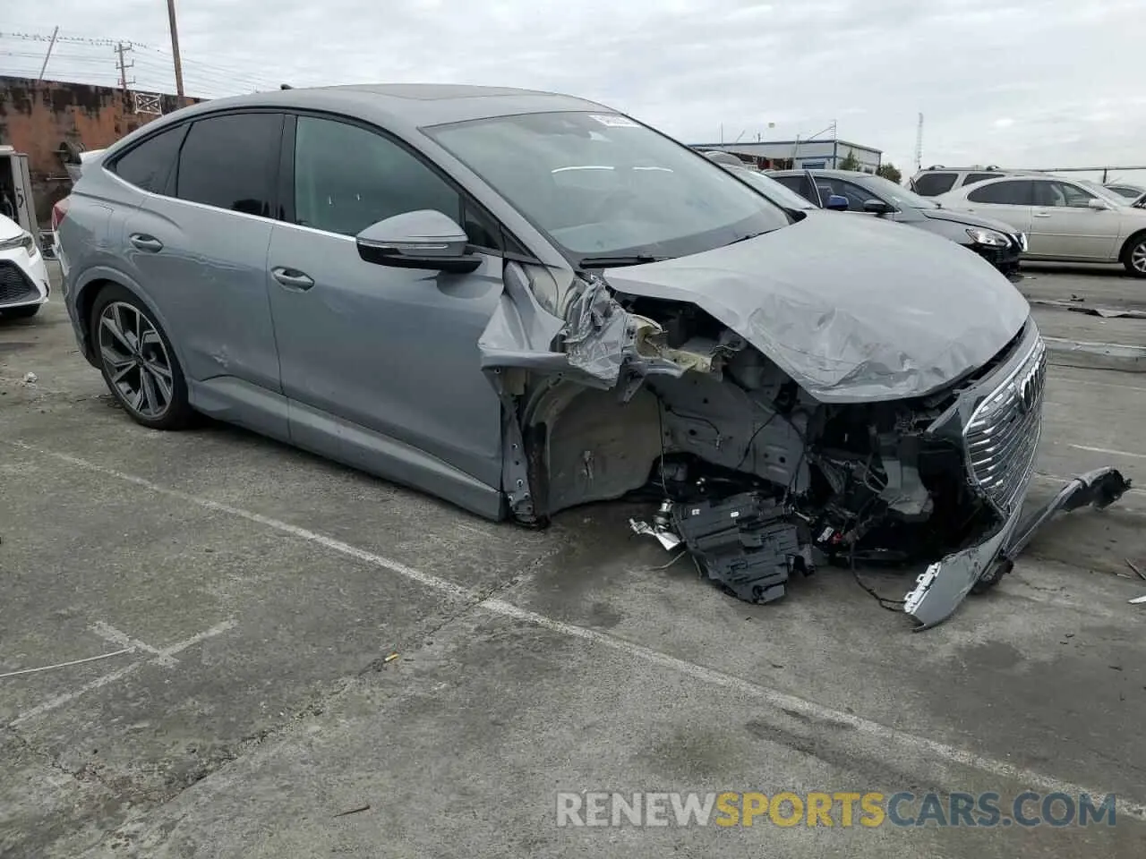 4 Photograph of a damaged car WA132BFZXRP029092 AUDI Q4 E-TRON 2024