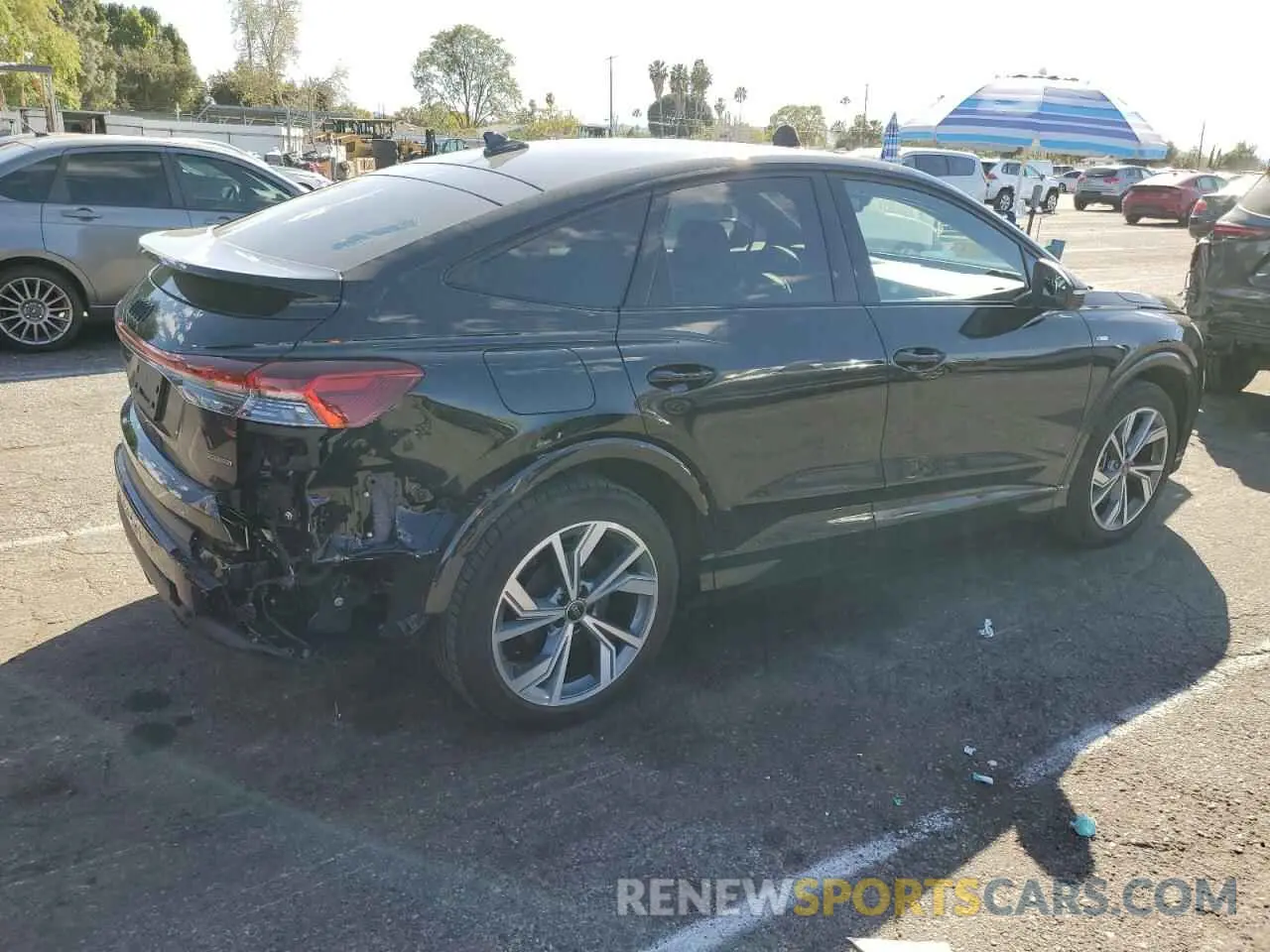 3 Photograph of a damaged car WA13UBFZXRP058327 AUDI Q4 E-TRON 2024