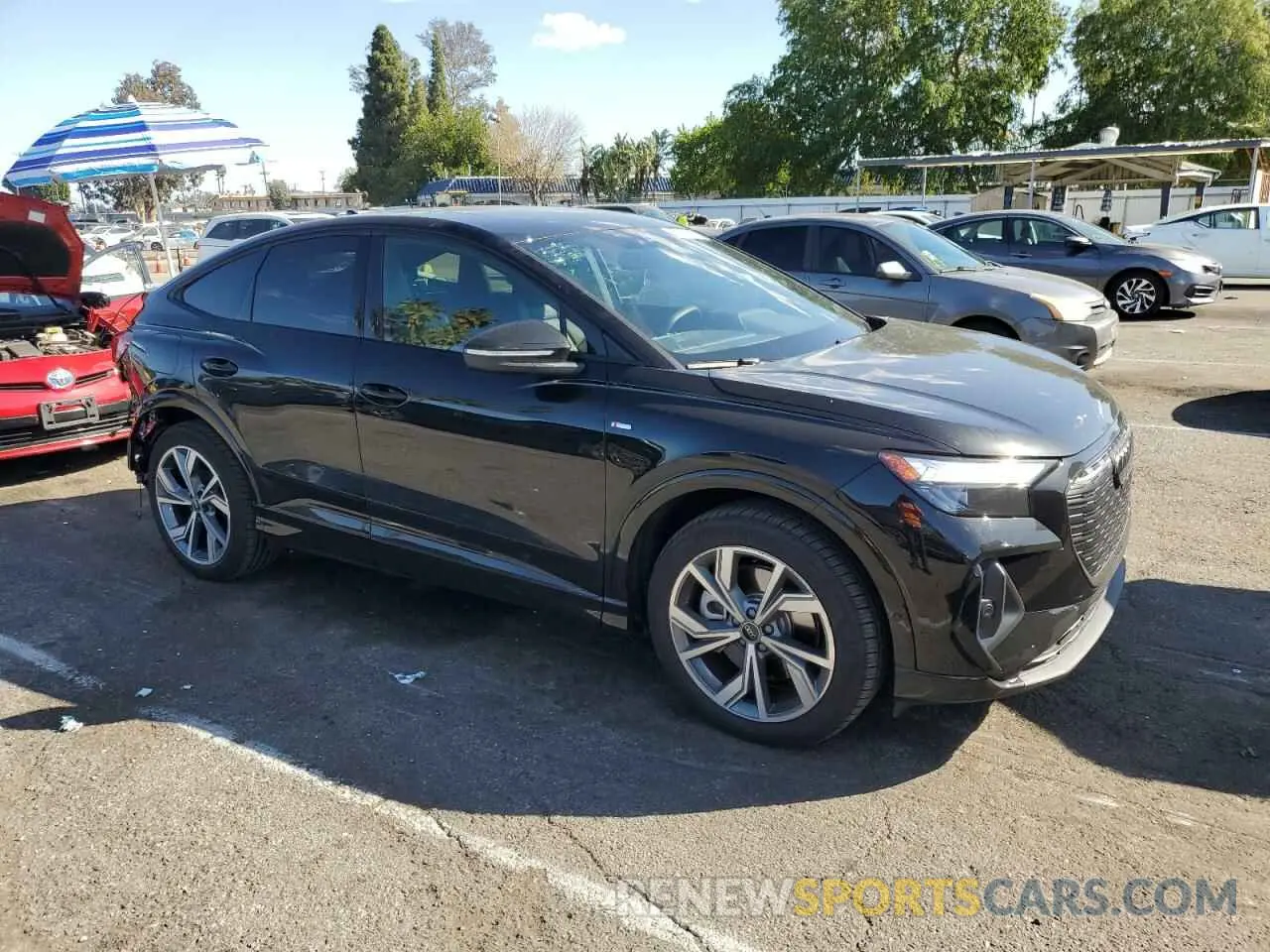 4 Photograph of a damaged car WA13UBFZXRP058327 AUDI Q4 E-TRON 2024