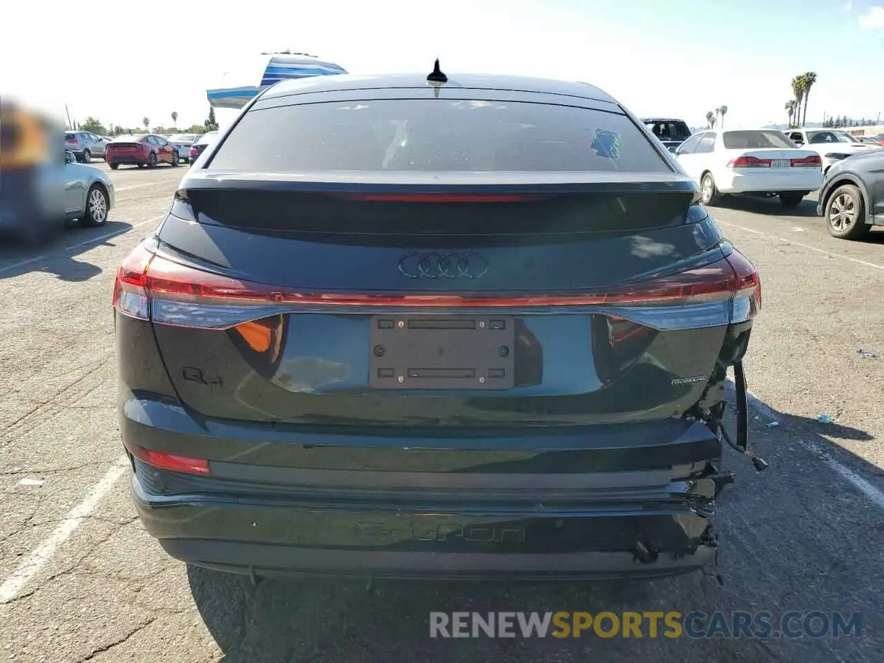 6 Photograph of a damaged car WA13UBFZXRP058327 AUDI Q4 E-TRON 2024