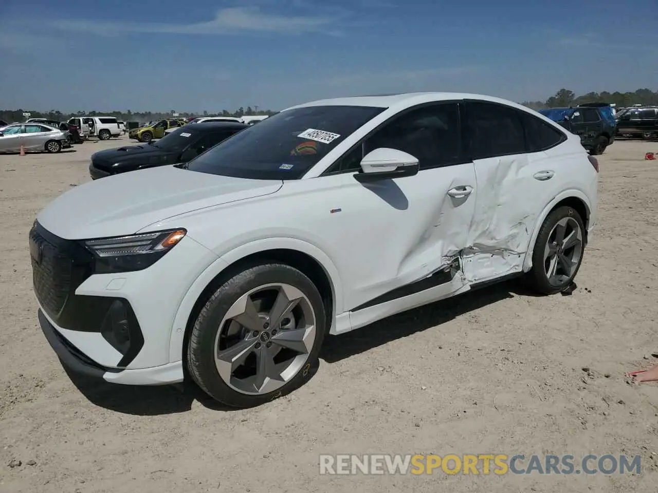 1 Photograph of a damaged car WA14UBFZ3RP075524 AUDI Q4 E-TRON 2024