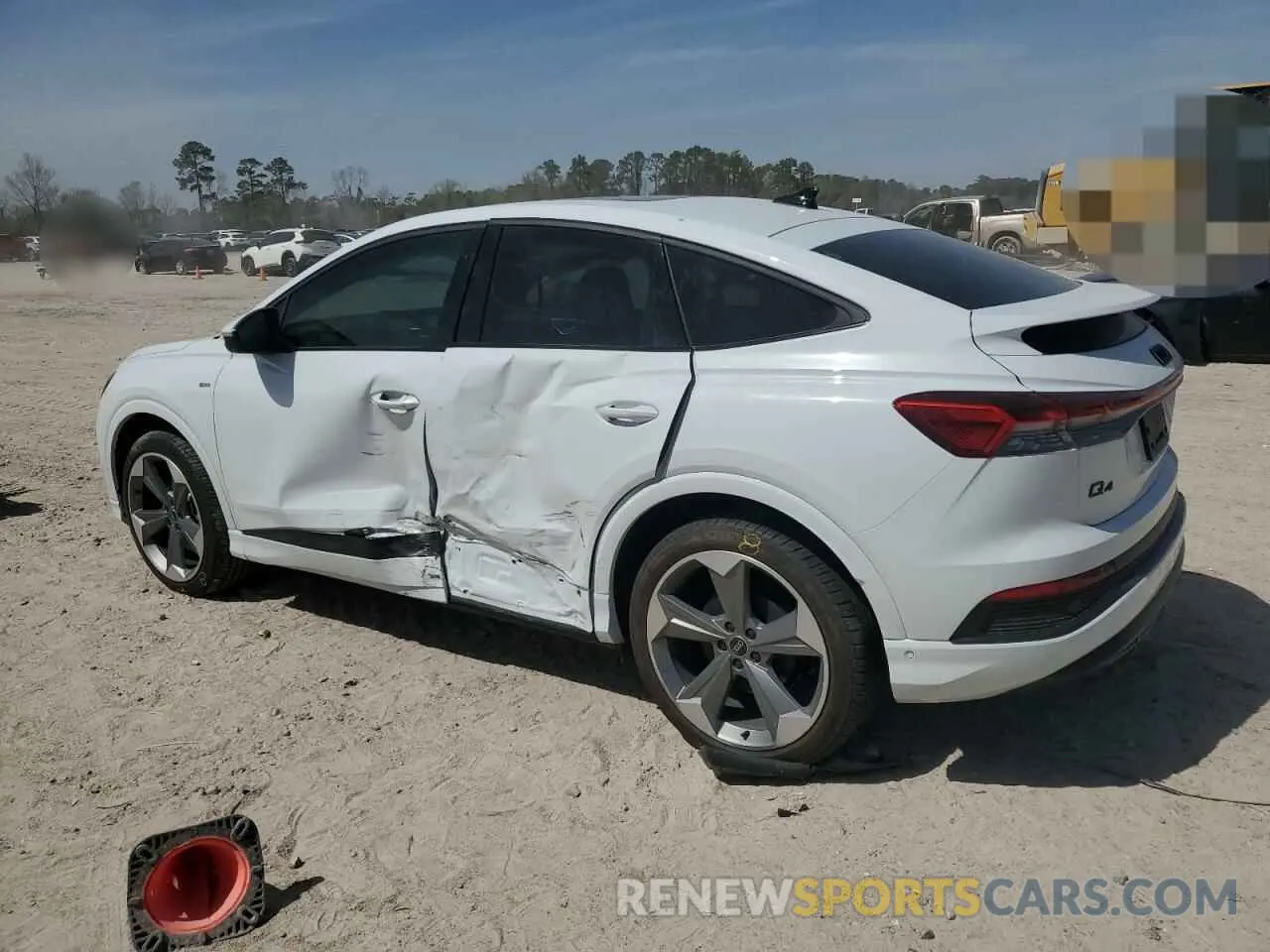 2 Photograph of a damaged car WA14UBFZ3RP075524 AUDI Q4 E-TRON 2024