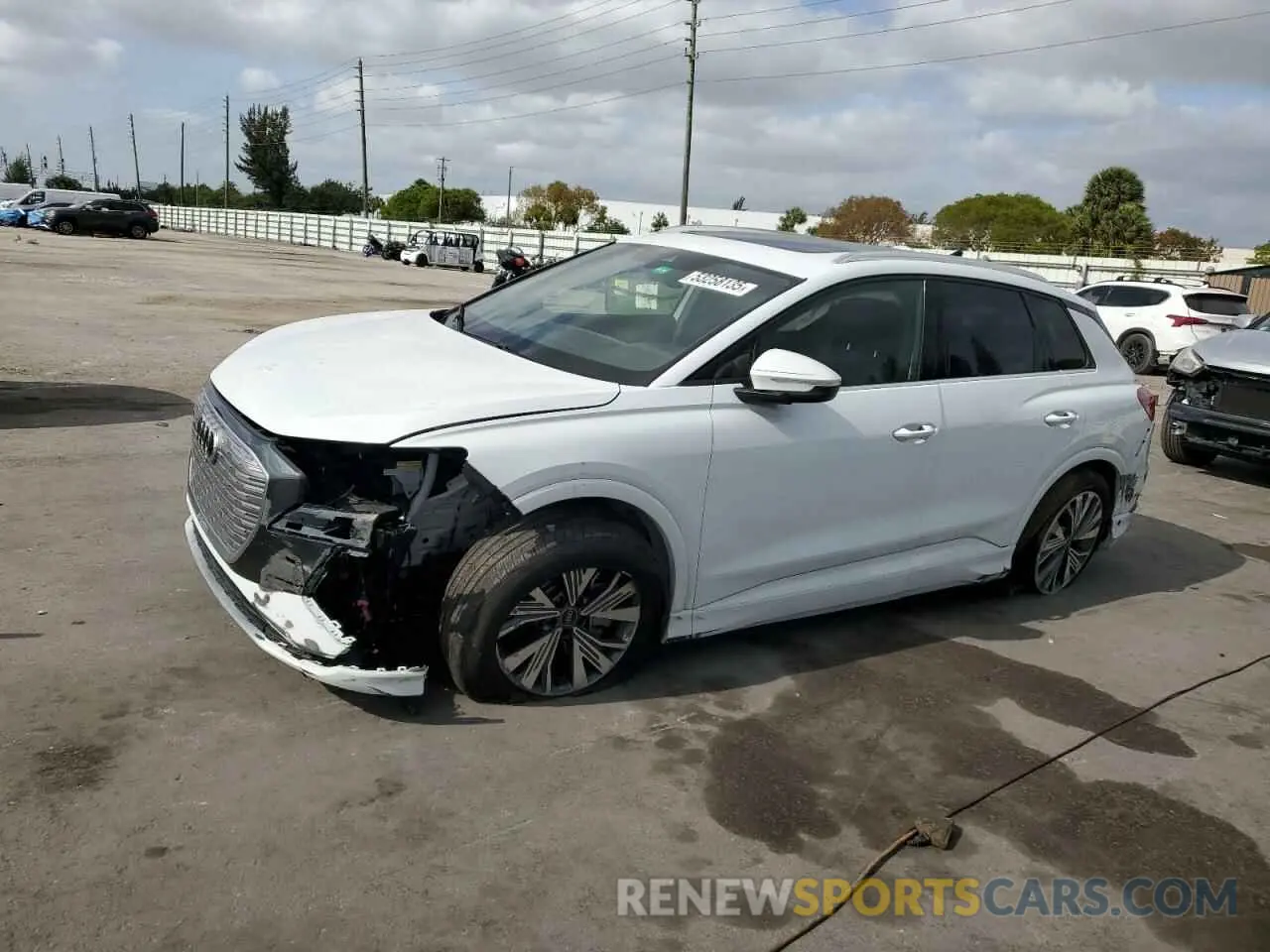 1 Photograph of a damaged car WA1BCBFZ8RP021758 AUDI Q4 E-TRON 2024
