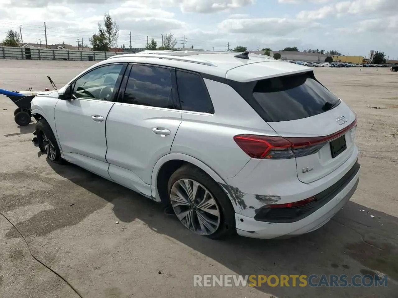 2 Photograph of a damaged car WA1BCBFZ8RP021758 AUDI Q4 E-TRON 2024