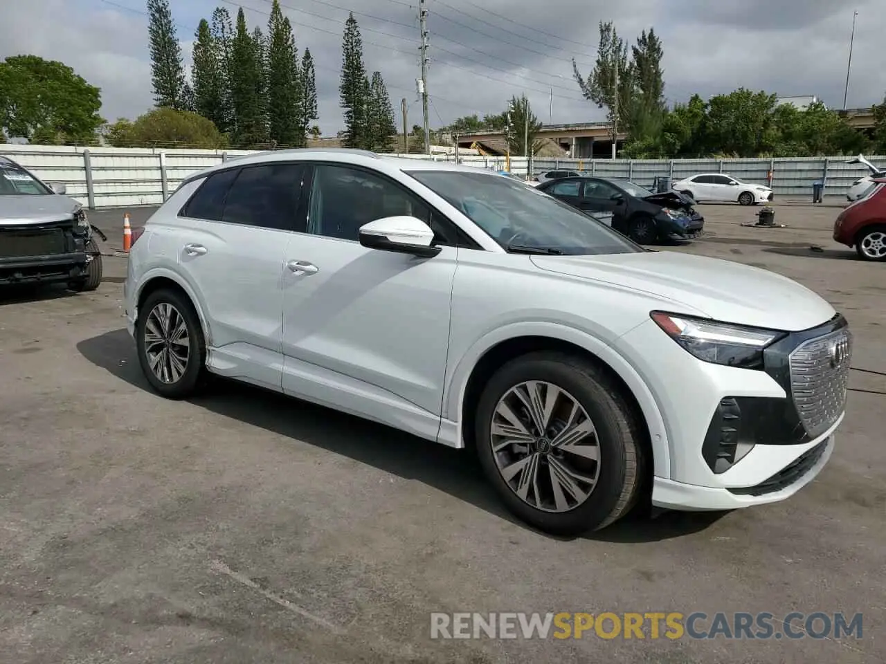 4 Photograph of a damaged car WA1BCBFZ8RP021758 AUDI Q4 E-TRON 2024