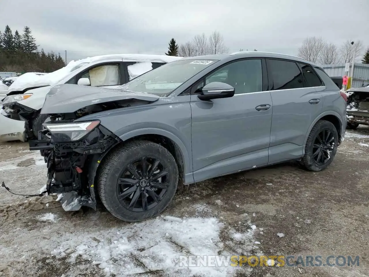 1 Photograph of a damaged car WA1GUAFZ7RP060161 AUDI Q4 E-TRON 2024