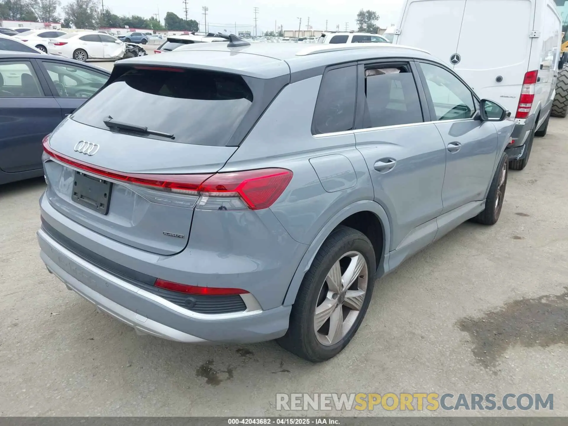 4 Photograph of a damaged car WA1K2BFZ2RP031723 AUDI Q4 E-TRON 2024