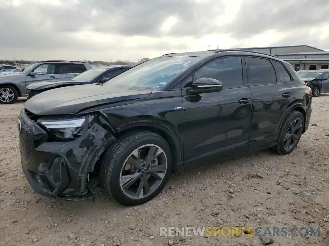 1 Photograph of a damaged car WA1KUBFZ1RP063718 AUDI Q4 E-TRON 2024