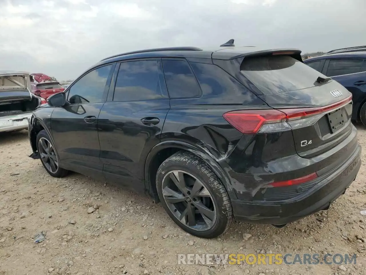 2 Photograph of a damaged car WA1KUBFZ1RP063718 AUDI Q4 E-TRON 2024