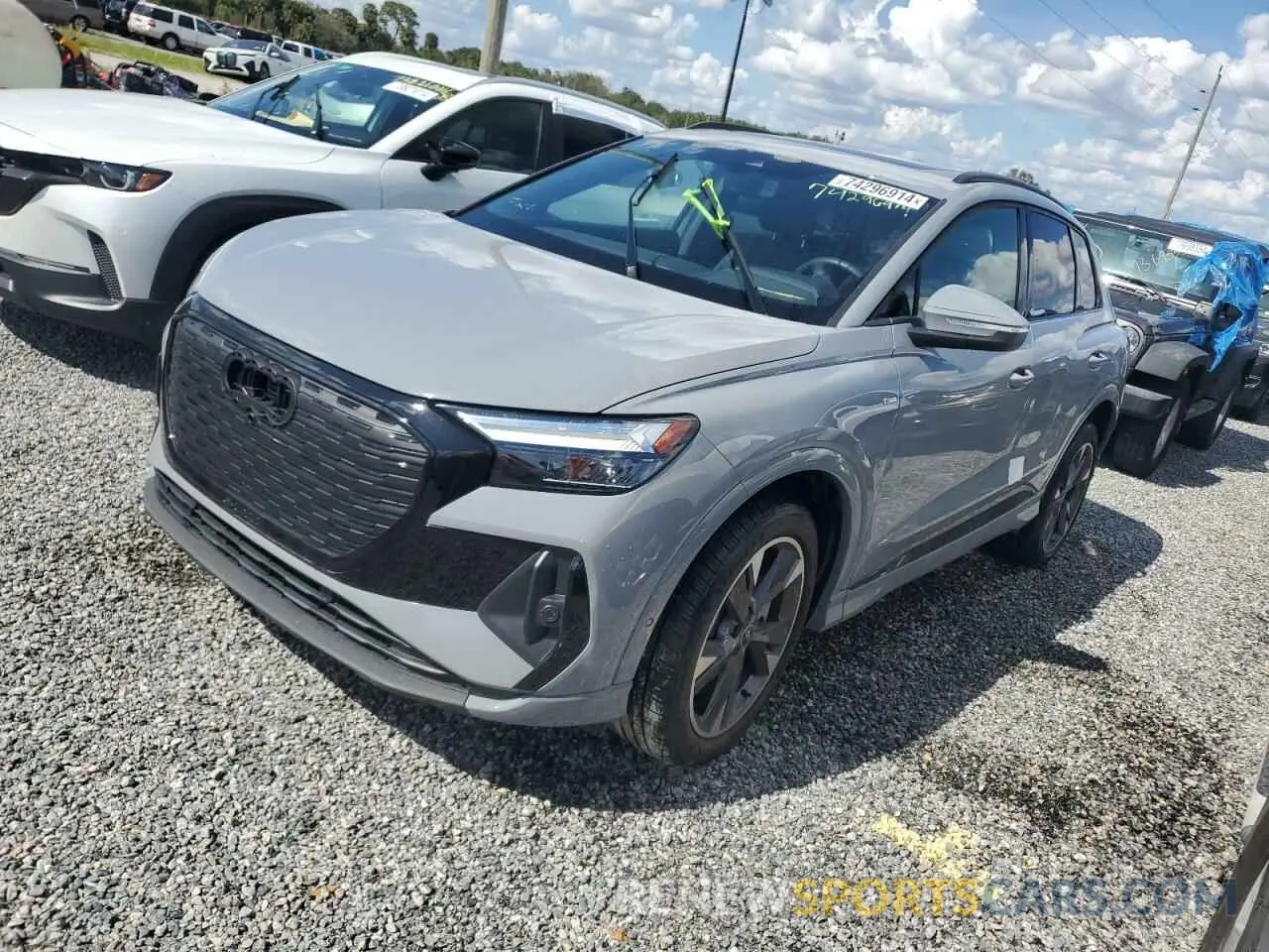 1 Photograph of a damaged car WA1L2BFZ3RP018516 AUDI Q4 E-TRON 2024