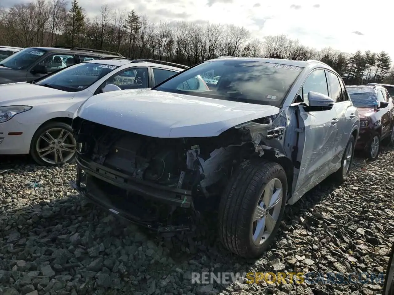 1 Photograph of a damaged car WA1LUBFZ3RP048609 AUDI Q4 E-TRON 2024