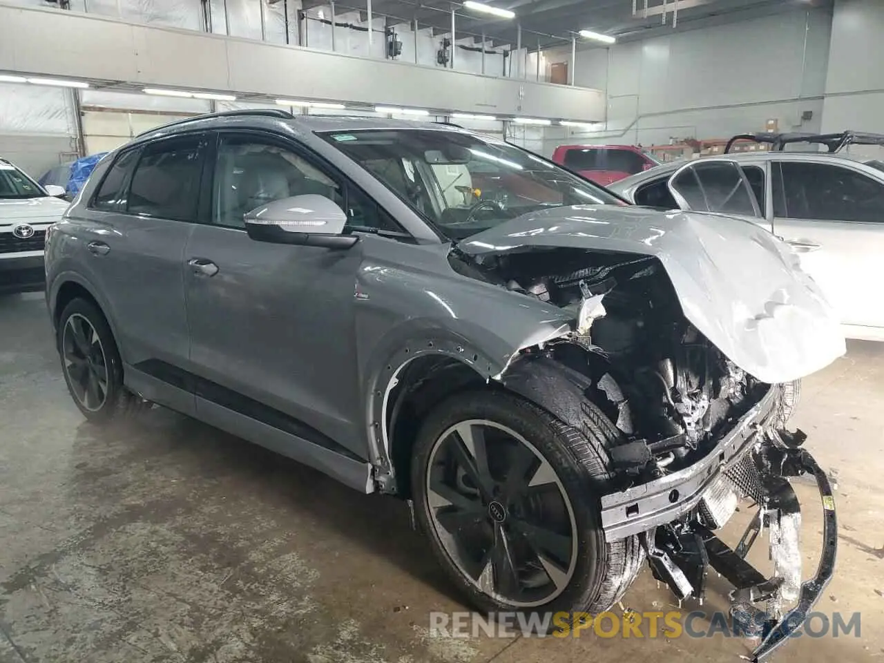 4 Photograph of a damaged car WA1LUBFZ8RP037816 AUDI Q4 E-TRON 2024