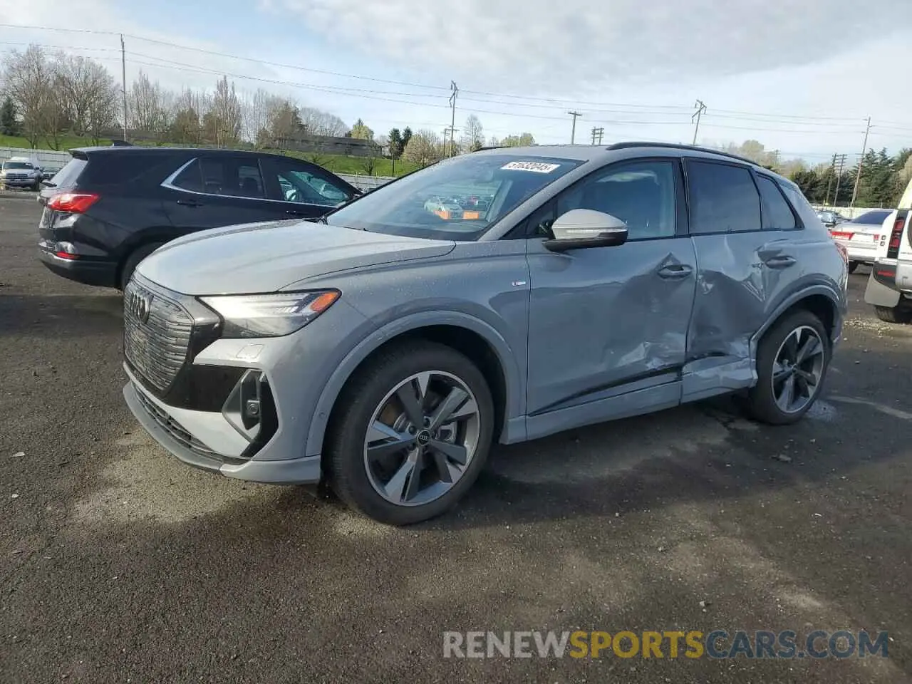 1 Photograph of a damaged car WA1M2BFZ3RP013370 AUDI Q4 E-TRON 2024