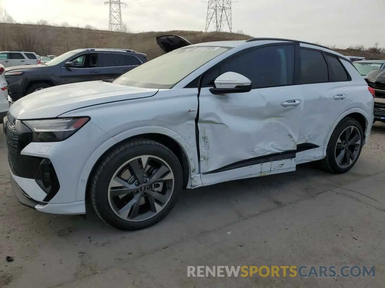 1 Photograph of a damaged car WA1MUBFZ0RP060012 AUDI Q4 E-TRON 2024