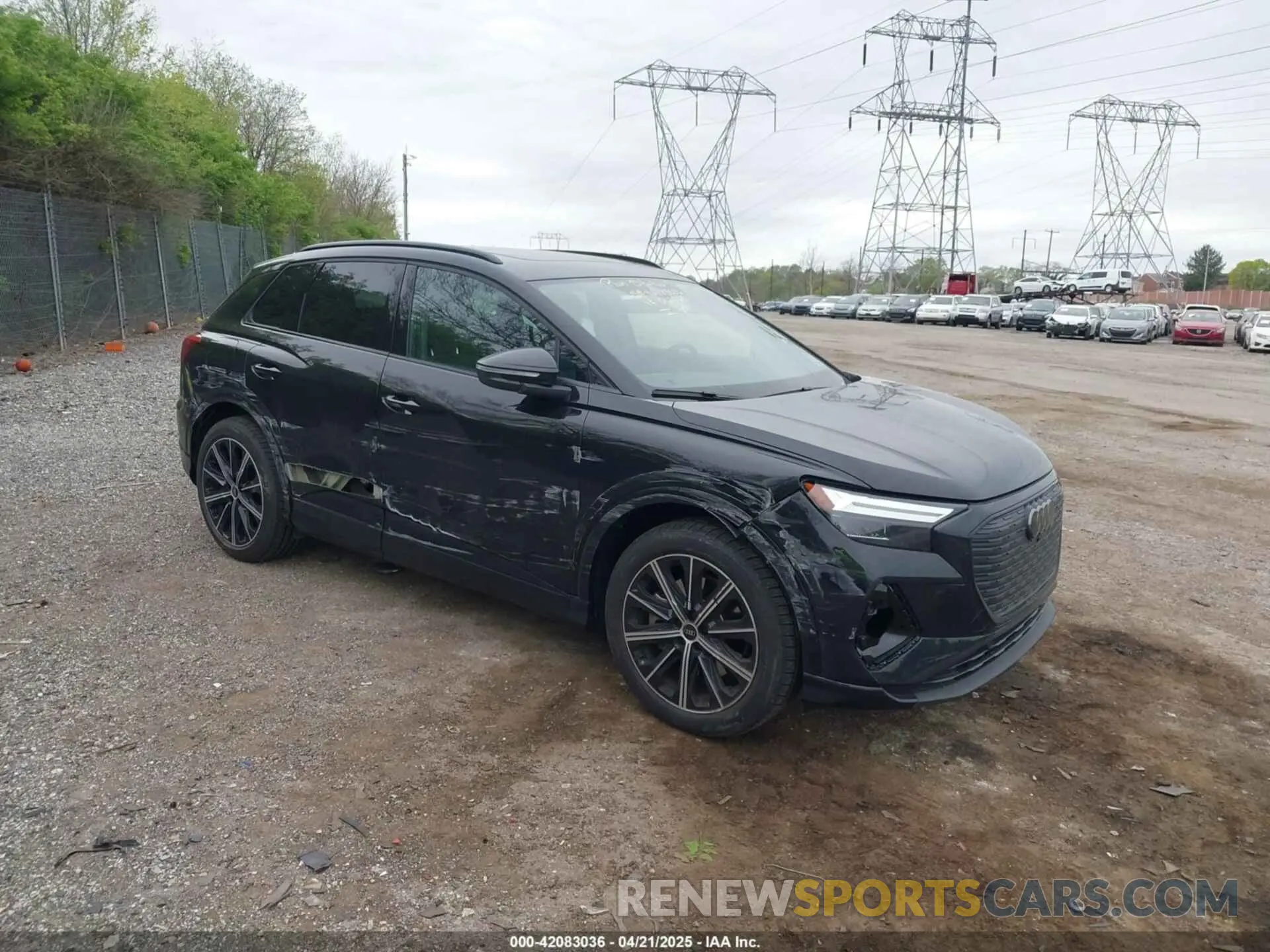 1 Photograph of a damaged car WA1B5BFZ5SP012760 AUDI Q4 E-TRON 2025