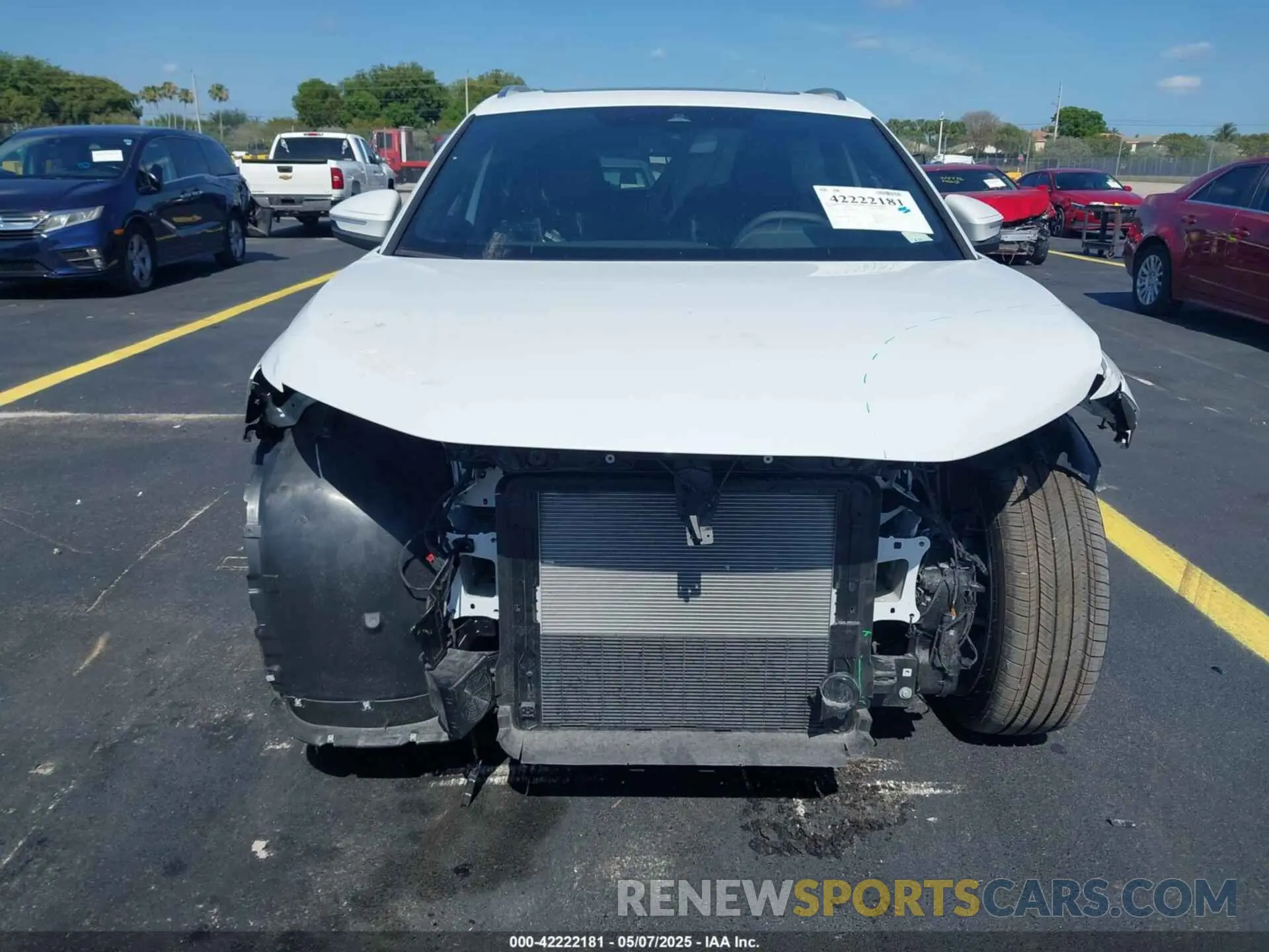 6 Photograph of a damaged car WA1LUBFZ3SP012635 AUDI Q4 E-TRON 2025