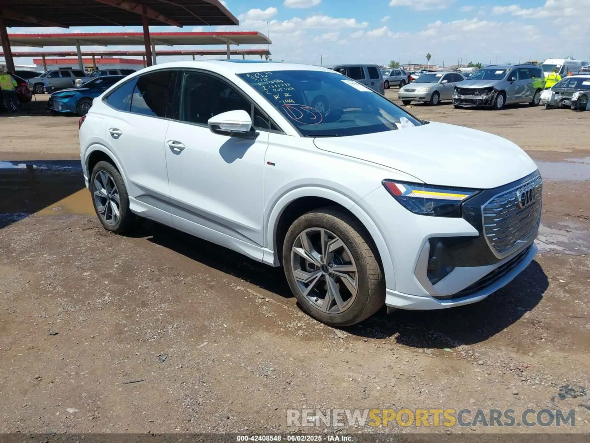 1 Photograph of a damaged car WA122BFZ6PP076595 AUDI Q4 SPORTBACK E-TRON 2023