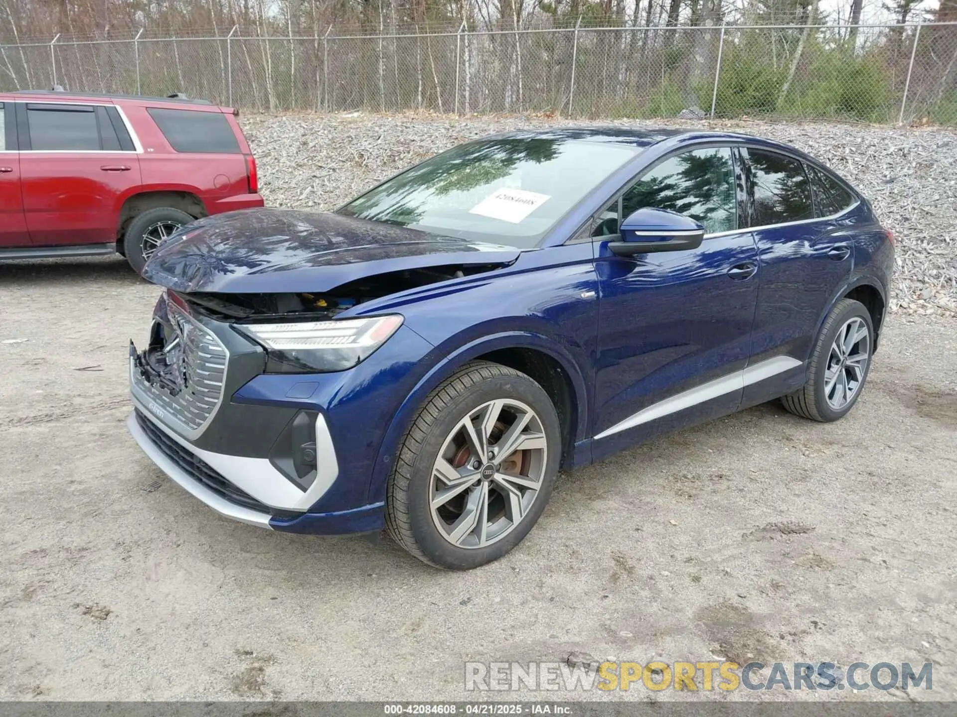 2 Photograph of a damaged car WA142BFZ1PP029824 AUDI Q4 SPORTBACK E-TRON 2023