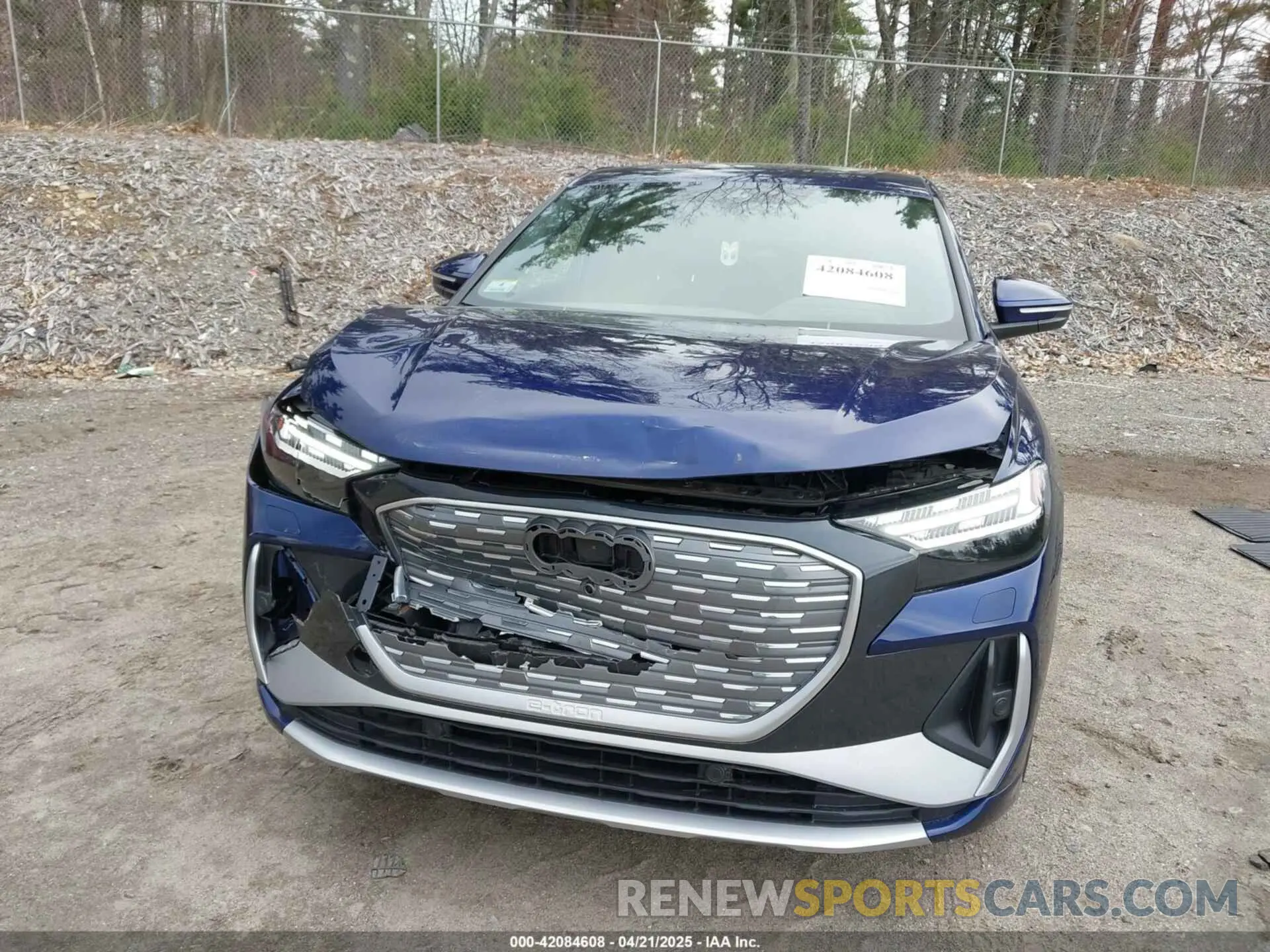 6 Photograph of a damaged car WA142BFZ1PP029824 AUDI Q4 SPORTBACK E-TRON 2023