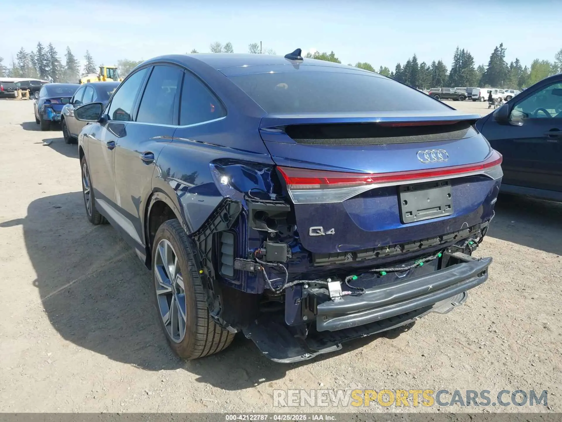 3 Photograph of a damaged car WA142BFZ2PP057826 AUDI Q4 SPORTBACK E-TRON 2023