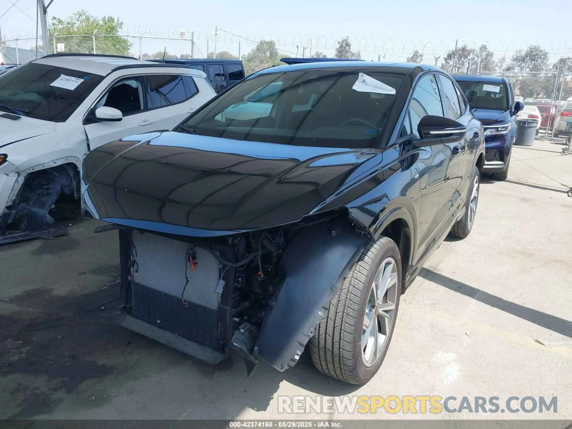2 Photograph of a damaged car WA122BFZ2RP023525 AUDI Q4 SPORTBACK E-TRON 2024