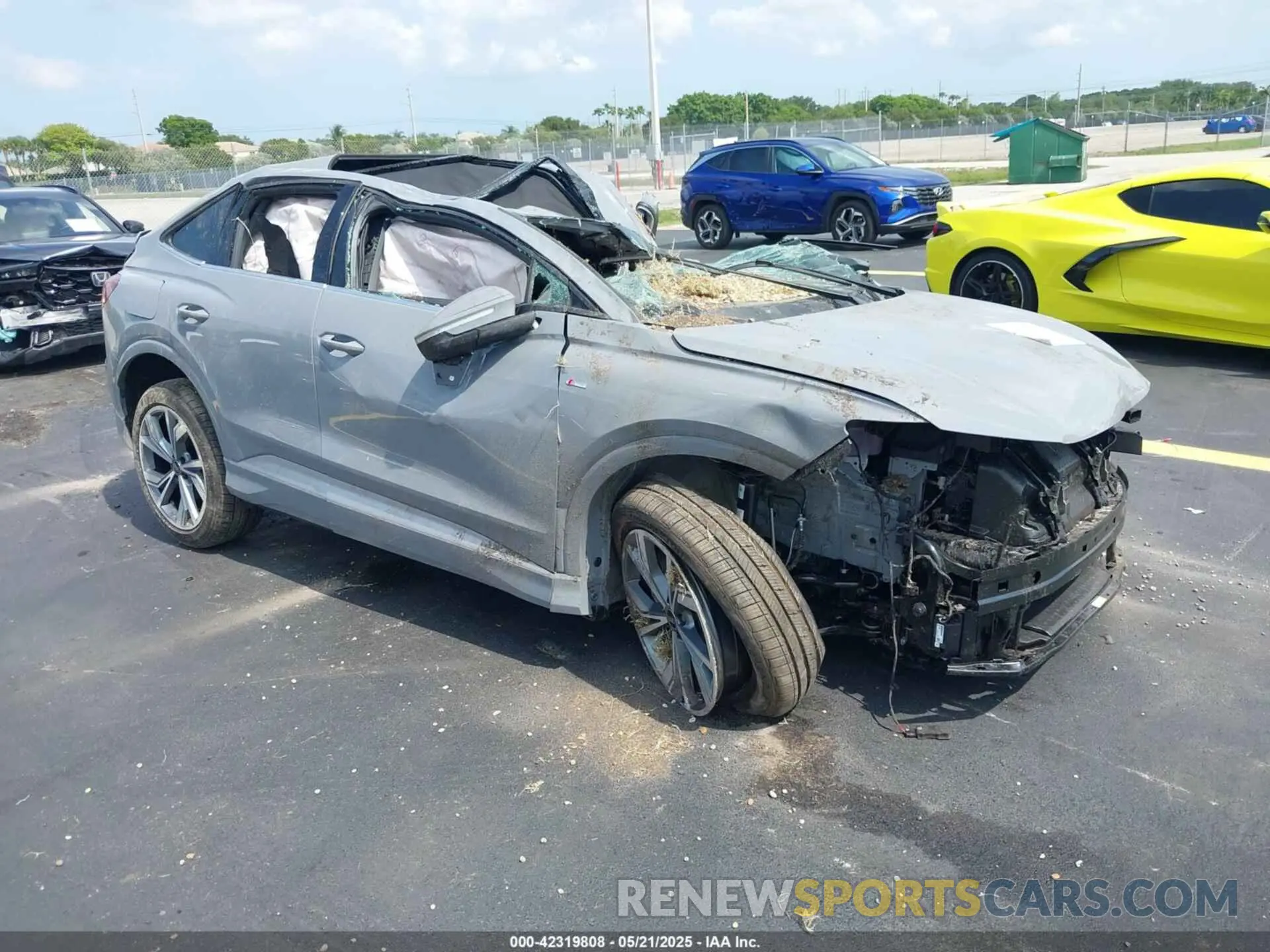 1 Photograph of a damaged car WA12UBFZ8SP023867 AUDI Q4 SPORTBACK E-TRON 2025