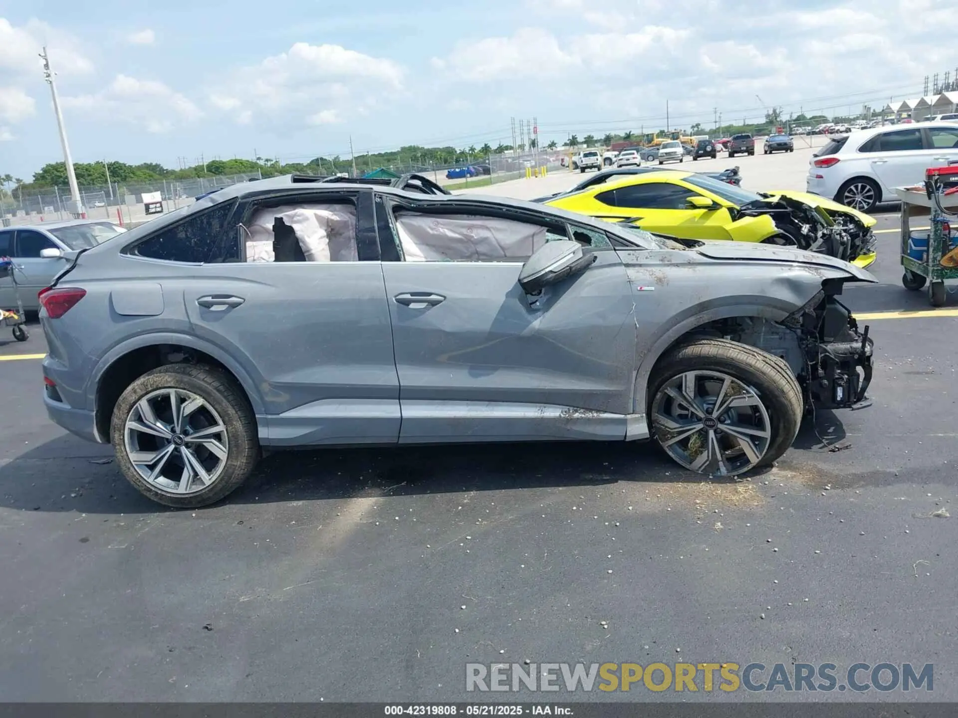13 Photograph of a damaged car WA12UBFZ8SP023867 AUDI Q4 SPORTBACK E-TRON 2025