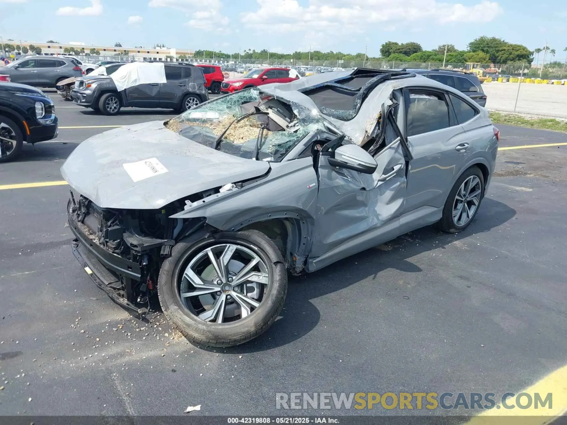 2 Photograph of a damaged car WA12UBFZ8SP023867 AUDI Q4 SPORTBACK E-TRON 2025