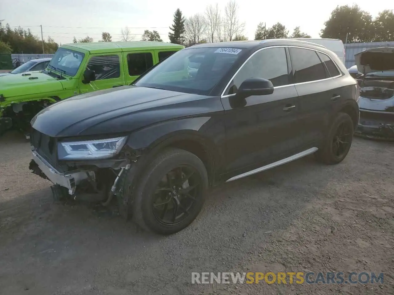 1 Photograph of a damaged car WA1CNBFY5J2130217 AUDI Q5 2018