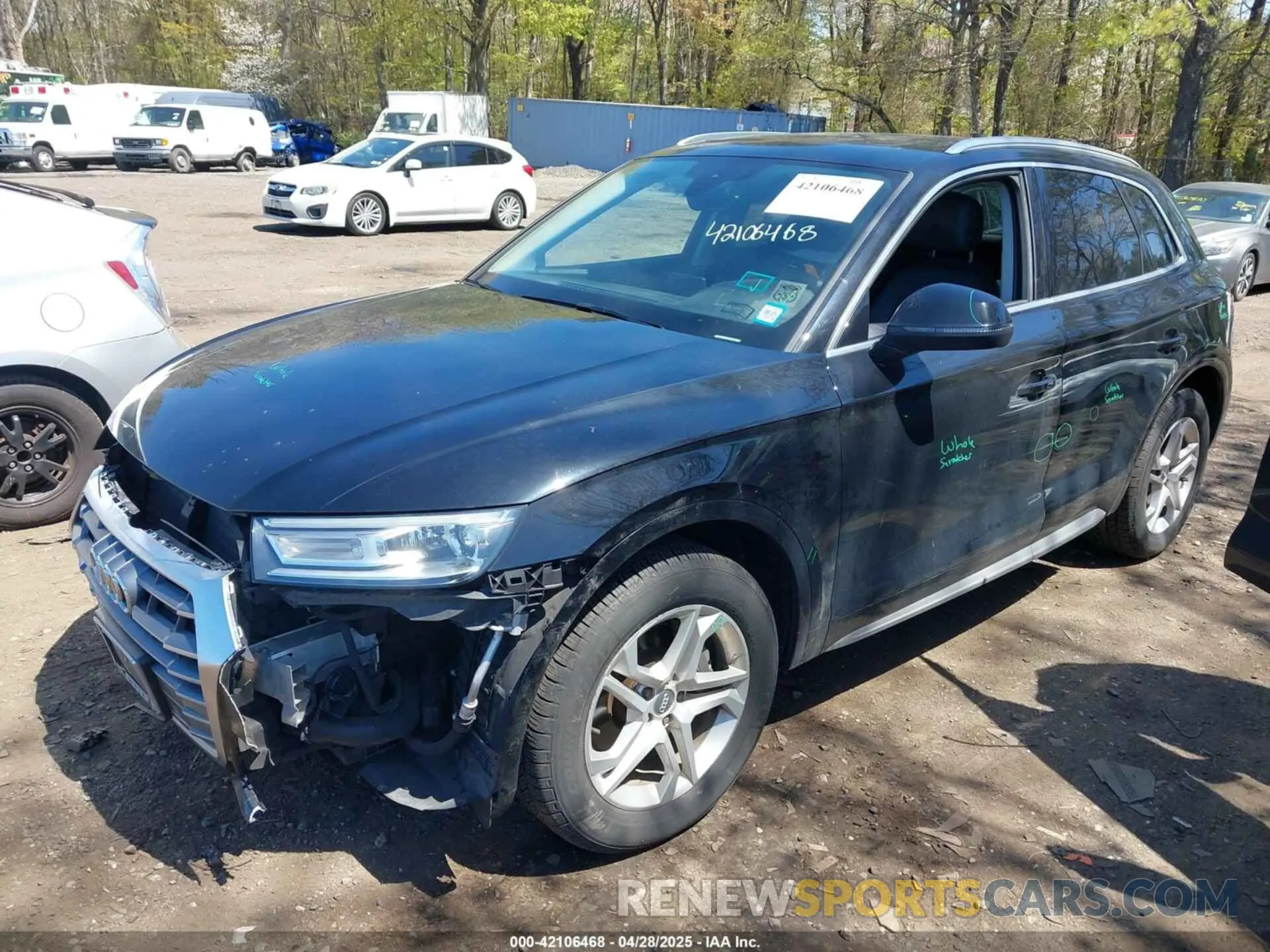 2 Photograph of a damaged car WA1ANAFY0K2103123 AUDI Q5 2019