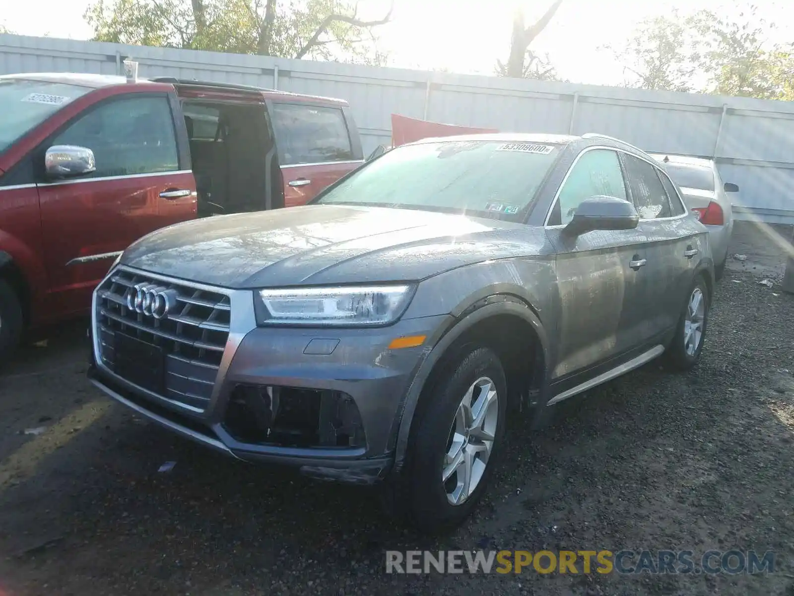 2 Photograph of a damaged car WA1ANAFY0K2135991 AUDI Q5 2019