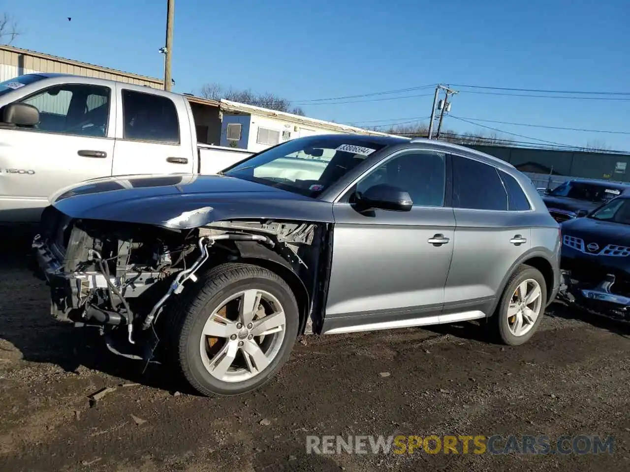 1 Photograph of a damaged car WA1ANAFY2K2038579 AUDI Q5 2019