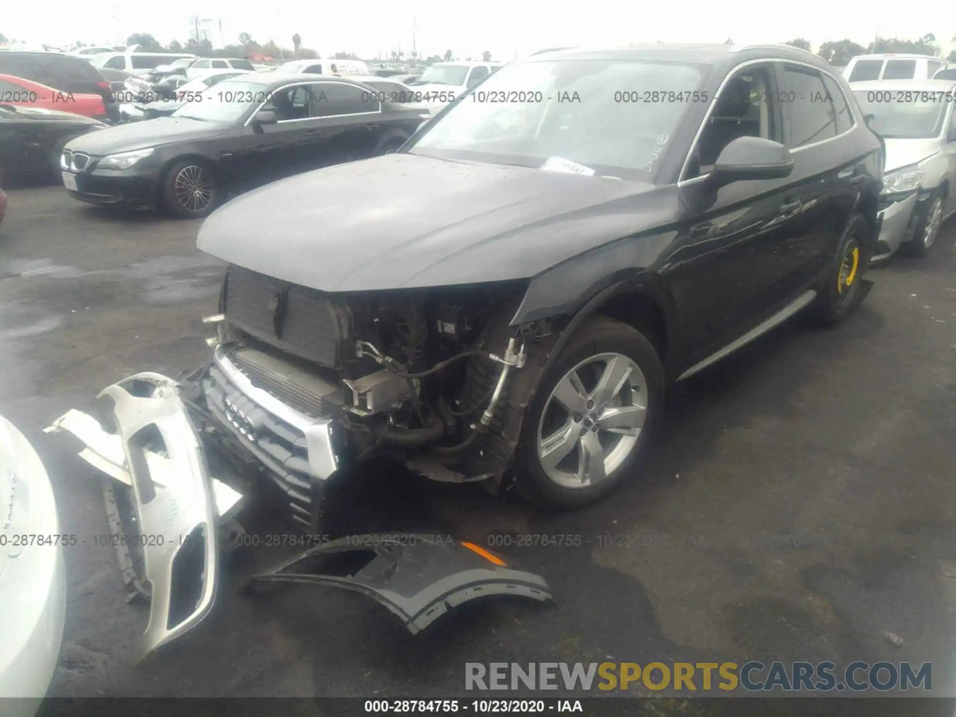 2 Photograph of a damaged car WA1ANAFY2K2059884 AUDI Q5 2019