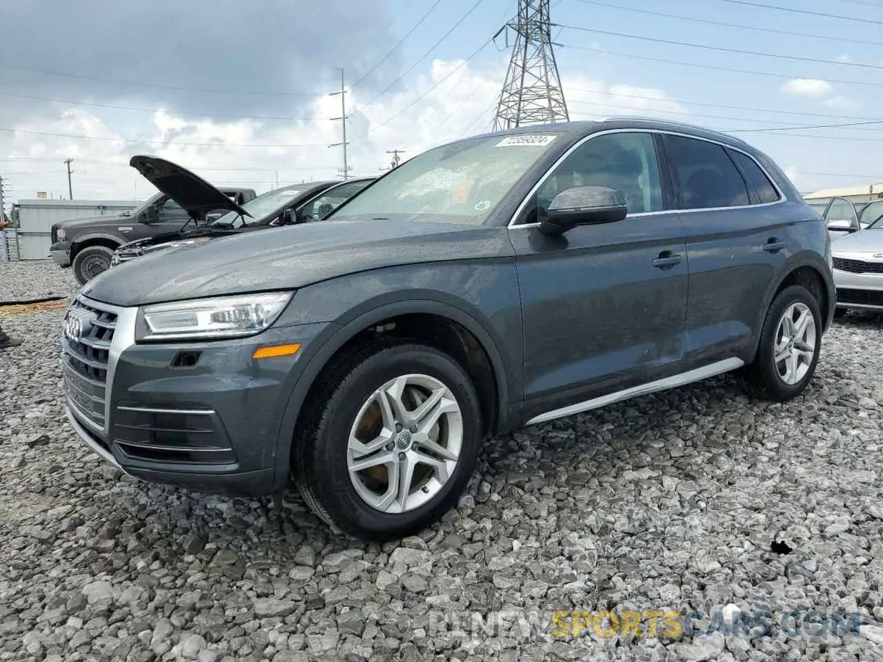 1 Photograph of a damaged car WA1ANAFY2K2068374 AUDI Q5 2019