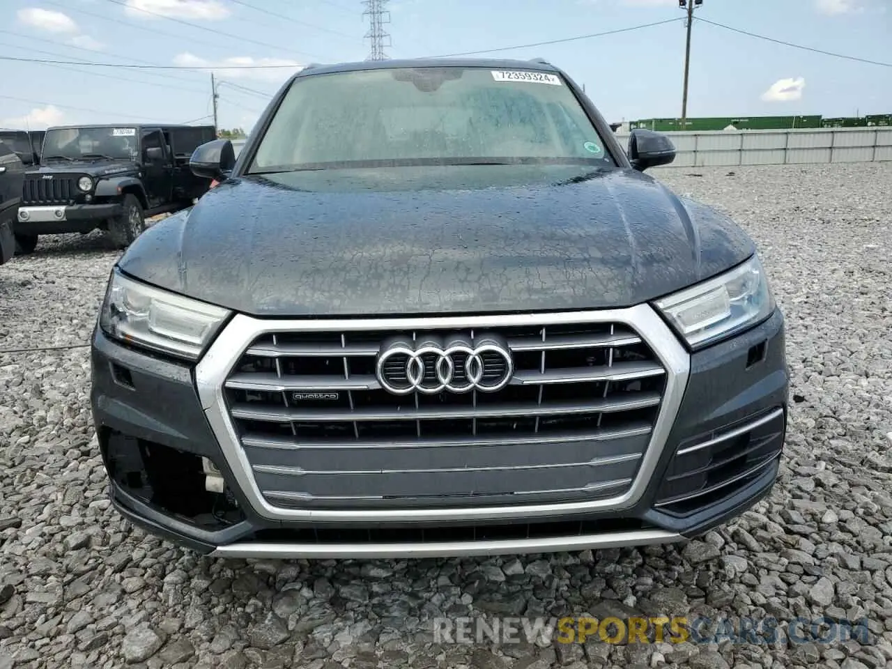 5 Photograph of a damaged car WA1ANAFY2K2068374 AUDI Q5 2019