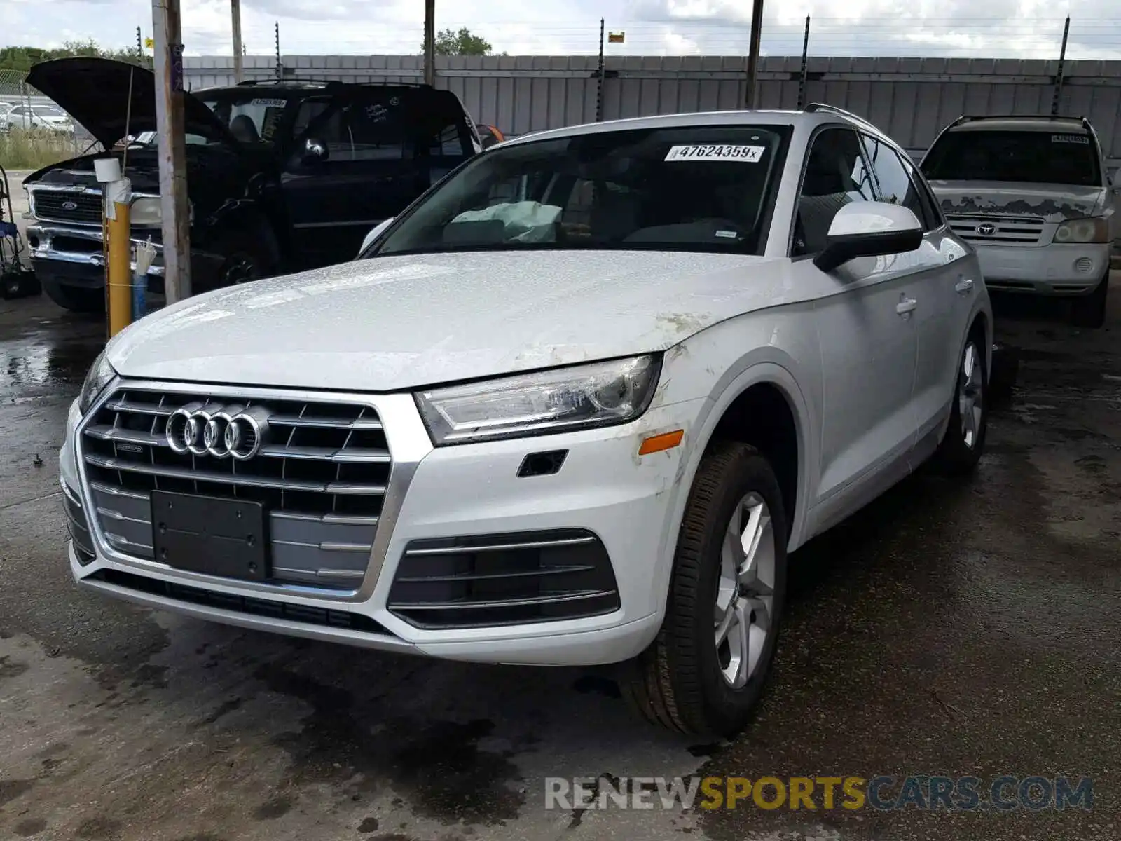 2 Photograph of a damaged car WA1ANAFY2K2126211 AUDI Q5 2019