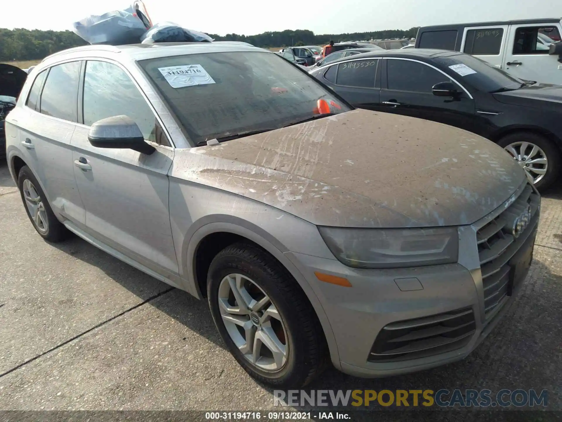 1 Photograph of a damaged car WA1ANAFY2K2132171 AUDI Q5 2019