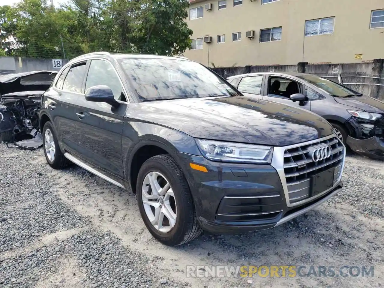 1 Photograph of a damaged car WA1ANAFY2K2144532 AUDI Q5 2019