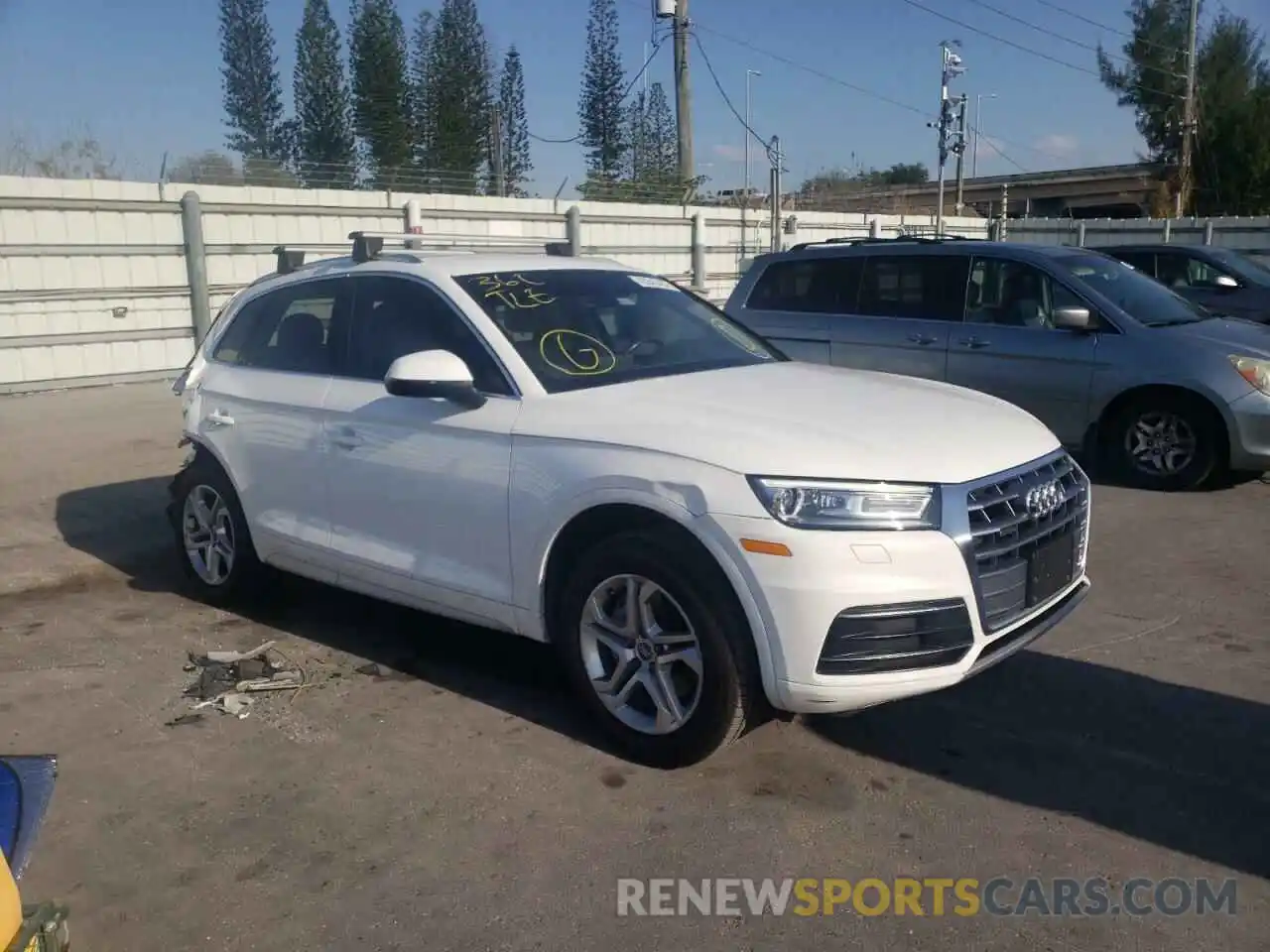 1 Photograph of a damaged car WA1ANAFY3K2124063 AUDI Q5 2019